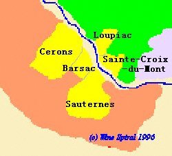 sauternes map